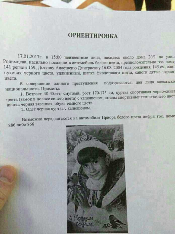Дьякова Анастасия Дмитриевна