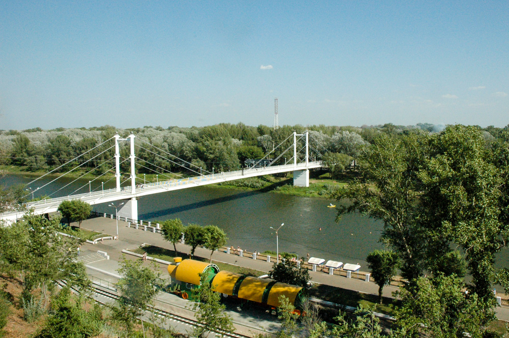 Мост через урал оренбург фото
