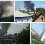 Склад комбикормового завода горит в Оренбурге
