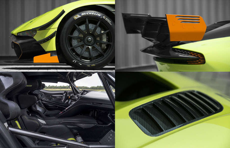 Суперкар Aston Martin Vulcan AMR Pro похвалился аэродинамикой