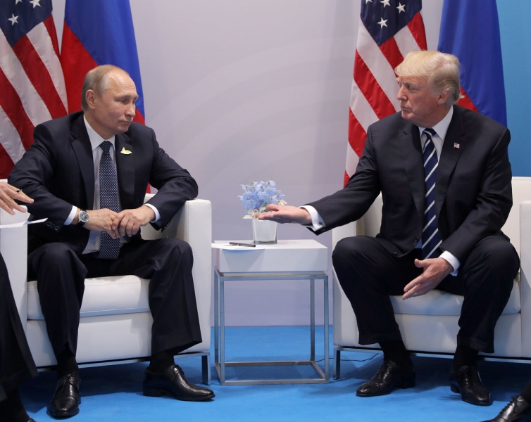 Стычка Путина и Трампа случилась во время первой встречи (видео)