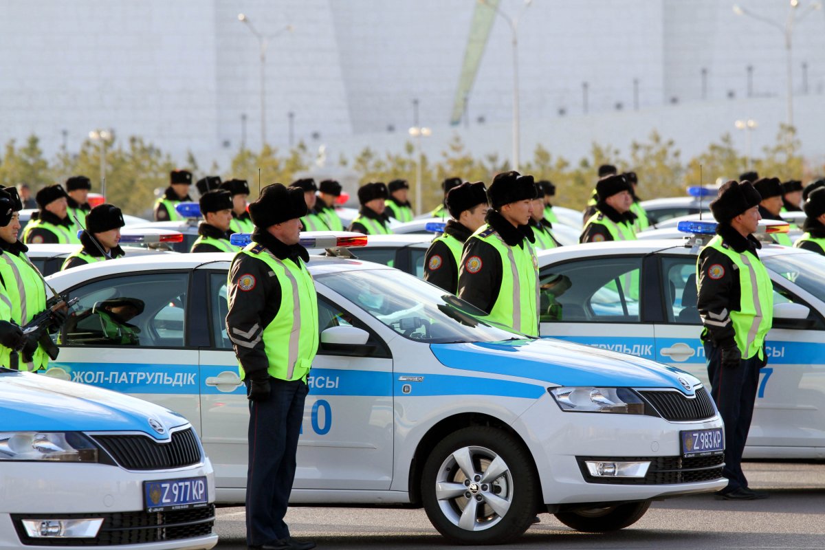Дорожная полиция Казахстана