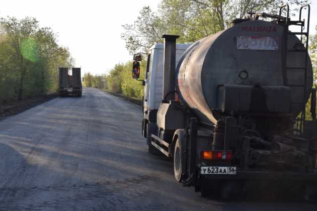 Ремонт автодороги в поселок Нижнесакмарский