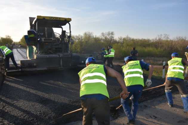 Ремонт автодороги в поселок Нижнесакмарский