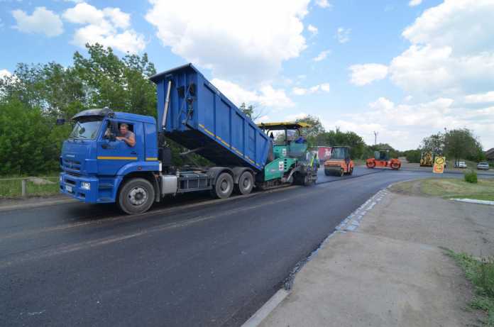 Дорожные работы в Оренбурге