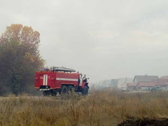 Пожар в поселке 9-ое Января