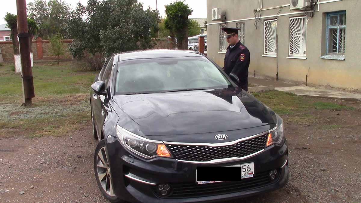 Угнанный в Оренбурге автомобиль KIA пытались перевезти в Казахстан - Орен.Ру