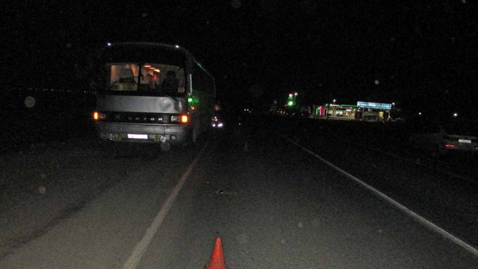 Водитель автобуса насмерть сбил пешехода