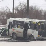 В Оренбурге "поскользнулся" автобус №61