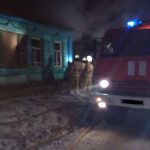 Ранним утром пожар унес две человеческие жизни