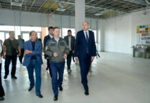 Строительство новой школы в Оренбурге на улице Гаранькина близится к завершению.